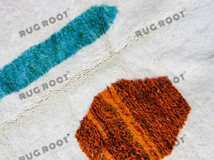 Bohemian Rhapsody | Handwoven Moroccan Beni Ourain Rug in Vibrant Colors