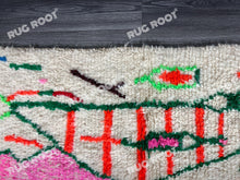 Load image into Gallery viewer, Moroccan Artistry | Handwoven Azilal Rug with Colorful Geometric Design
