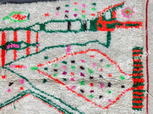 Load image into Gallery viewer, Moroccan Artistry | Handwoven Azilal Rug with Colorful Geometric Design
