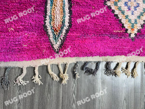 Blushing Nomad | Handwoven Pink Boujaad Rug | Bohemian Luxe