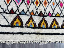Load image into Gallery viewer, Vibrant Moroccan Azilal Rug | Handwoven Wool with Colorful Diamond Motifs
