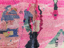 Load image into Gallery viewer, Handcrafted Moroccan Azilal Rug | Eclectic Pink Tapestry with Expressive Charm

