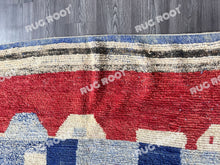 Load image into Gallery viewer, Moroccan Magic | Handwoven Shaggy Berber Rug with Eye-Catching Geometry
