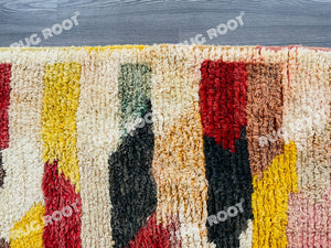 Kaleidoscopic Dream | Handwoven Boujaad Rug | Bold Moroccan Flair