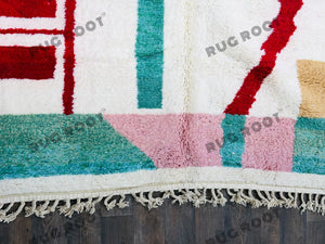 Bohemian Rhapsody | Handwoven Moroccan Beni Ourain Rug in Vibrant Colors