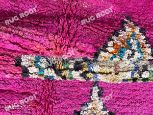 Blushing Nomad | Handwoven Pink Boujaad Rug | Bohemian Luxe