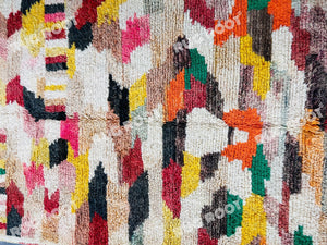 Kaleidoscopic Dream | Handwoven Boujaad Rug | Bold Moroccan Flair