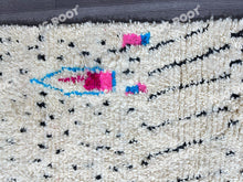 Load image into Gallery viewer, Handwoven Moroccan Artistry | Unique Berber Azilal Rug with Beni Ourain Flair
