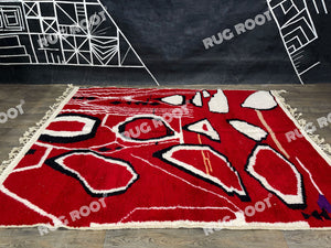 Moroccan Mirage | Abstract Minimalist Rug for the Modern Living Room