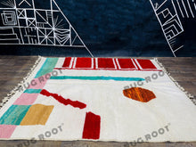 Load image into Gallery viewer, Bohemian Rhapsody | Handwoven Moroccan Beni Ourain Rug in Vibrant Colors
