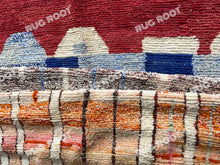 Load image into Gallery viewer, Moroccan Magic | Handwoven Shaggy Berber Rug with Eye-Catching Geometry
