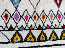 Load image into Gallery viewer, Vibrant Moroccan Azilal Rug | Handwoven Wool with Colorful Diamond Motifs
