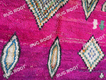 Load image into Gallery viewer, Blushing Nomad | Handwoven Pink Boujaad Rug | Bohemian Luxe
