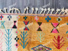 Load image into Gallery viewer, Handcrafted Moroccan Azilal Rug | Warm Hues &amp; Playful Tribal Design
