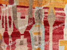 Load image into Gallery viewer, Woven Tales | Handwoven Boujad Rug | Vintage Moroccan Beauty
