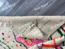 Load image into Gallery viewer, Moroccan Artistry | Handwoven Azilal Rug with Colorful Geometric Design
