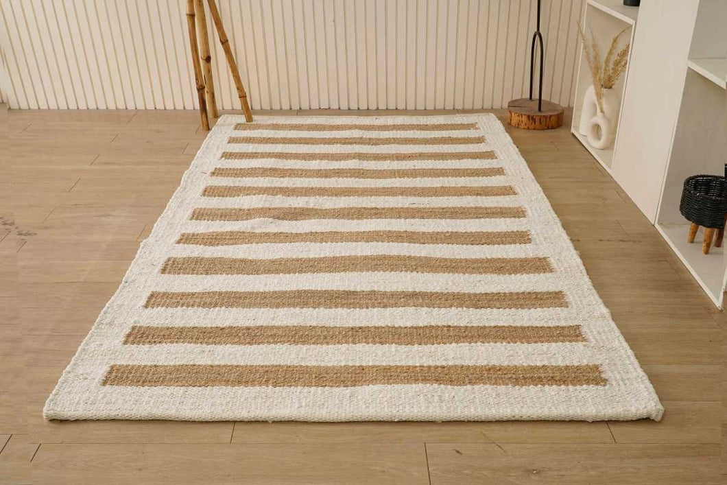 Flat Weave Jute & Wool Rug | Rug Root