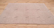 Load image into Gallery viewer, Soft Salmon Serenade | Quick Ship Handwoven Gabbeh Rug in Muted Pink | Multiple Sizes

