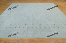 Load image into Gallery viewer, Artisan Crafted | Light Blue Moroccan Gabbeh Rug with Tribal-Inspired Design
