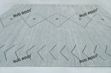 Load image into Gallery viewer, Modern Minimalist Rug | Handwoven Grey Area Gabbeh Rug with Simple Geometric Pattern

