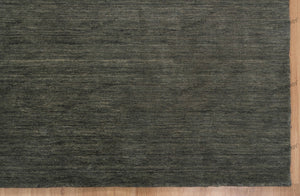 Olive Grove Tranquility | Handwoven Wool Gabbeh Rug in Deep Green