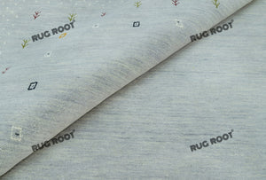 Artisan Crafted | Light Blue Moroccan Gabbeh Rug with Tribal-Inspired Design