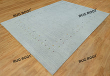 Load image into Gallery viewer, Artisan Crafted | Light Blue Moroccan Gabbeh Rug with Tribal-Inspired Design
