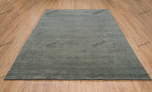 Load image into Gallery viewer, Olive Grove Tranquility | Handwoven Wool Gabbeh Rug in Deep Green
