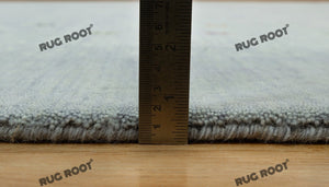 Artisan Crafted | Light Blue Moroccan Gabbeh Rug with Tribal-Inspired Design