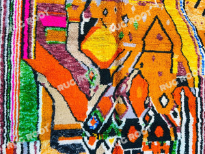 Hand-Knotted Orange Bliss | A Custom Contemporary Rug for Modern Living