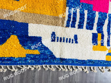 Load image into Gallery viewer, Abstract Moroccan Dreams | Handwoven Berber Rug with Artistic Flair

