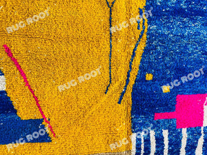 Abstract Moroccan Dreams | Handwoven Berber Rug with Artistic Flair