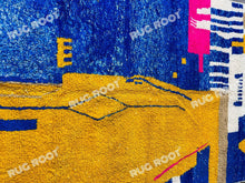 Load image into Gallery viewer, Abstract Moroccan Dreams | Handwoven Berber Rug with Artistic Flair
