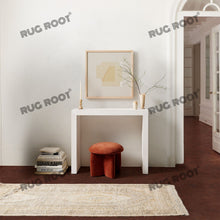 Load image into Gallery viewer, Vintage-Inspired Flatweave Rug with Soft Medallion Design - Beige &amp; Light Grey
