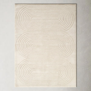 Hand Tufted Geometric Design Wool Rug For Living Room Drawing Hall 9x12  | Rug Root USA