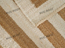 Load image into Gallery viewer, Natural Hemp Jute Striped Rug
