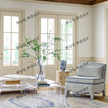 Load image into Gallery viewer, Whispering Winds | Pastel Turkish Knot Rug with Delicate Floral Motifs
