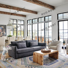 Load image into Gallery viewer, Whispering Winds | Pastel Turkish Knot Rug with Delicate Floral Motifs

