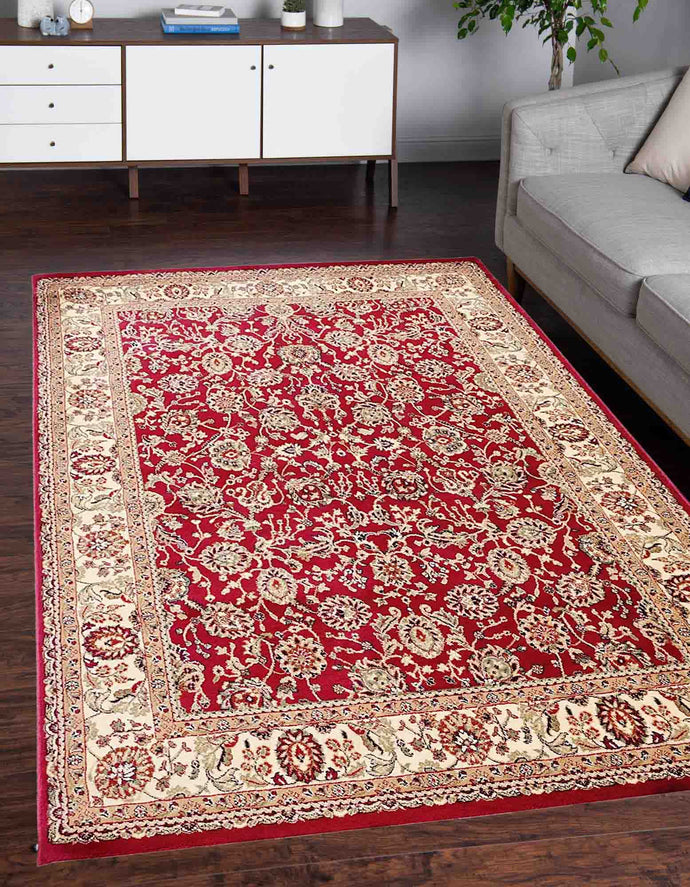 Rug Root Persian Carpet Red Color From